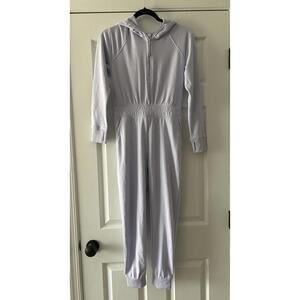 Zella Girls Time Off Hooded Jumpsuit Purple Size 10/12 Medium NWOT